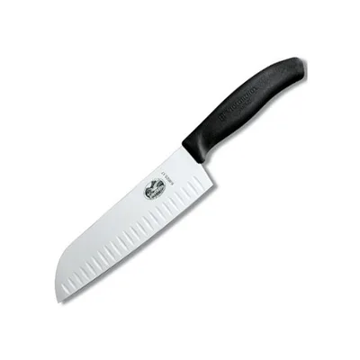 Кухонний ніж Victorinox SwissClassic Santoku 17см Black (6.8523.17G)