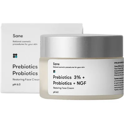Крем для обличчя Sane Restoring Face Cream З пробіотиками 30 г (4820266830106)