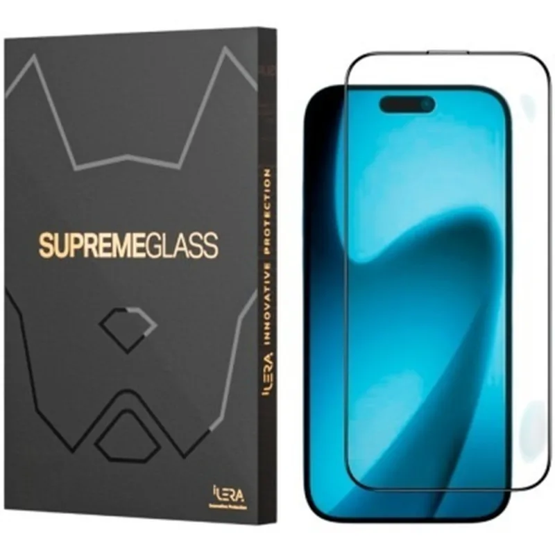 Скло захисне iLera DeLuxe Original Glass 2.0 iPhone 17 Pro Max (ILFCDL17PRMX)