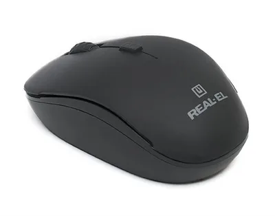 Мишка REAL-EL RM-301 black
