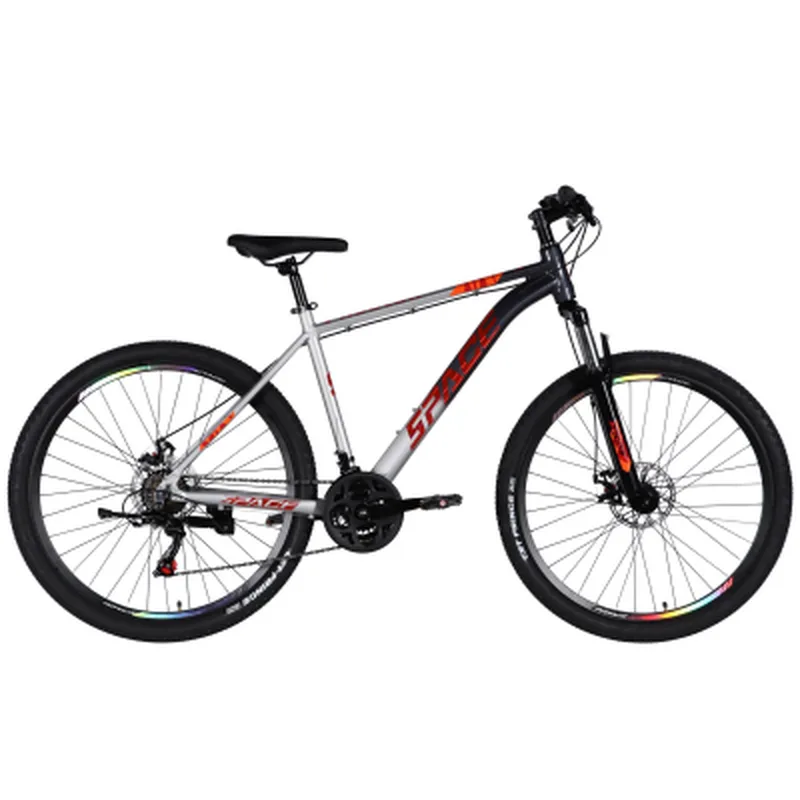 Велосипед Space 27.5" PHAETON DD FR рама-19" AL 2026 сіро-сріблястий (OPS-SP-27.5-088)