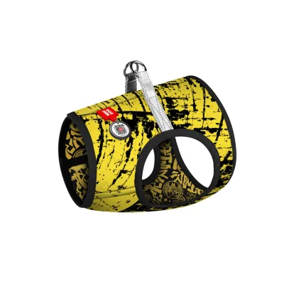 Шлея для собак WAUDOG Clothes м'яка з QR адресником "Бетмен ескіз" S2 (228-1081)