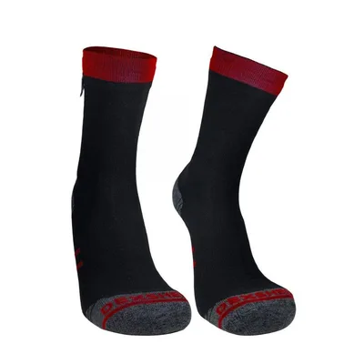 Водонепроникні шкарпетки Dexshell Running Lite XL Black/Red (DS20610REDXL)