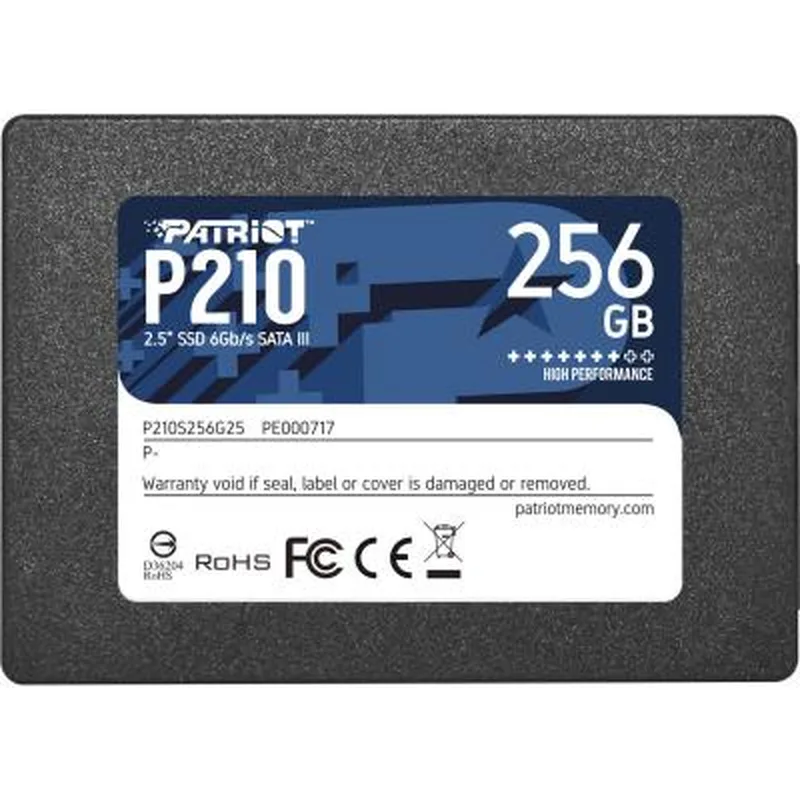 Накопичувач SSD 2.5 "256GB Patriot (P210S256G25)