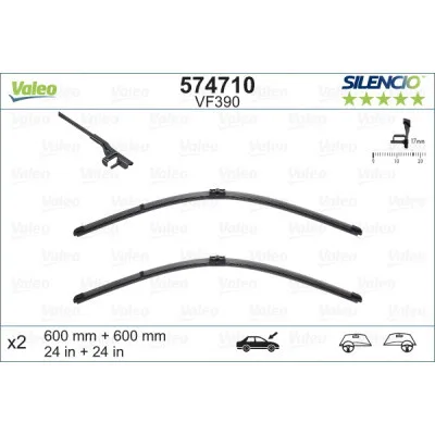Щітка склоочисника Valeo 574710