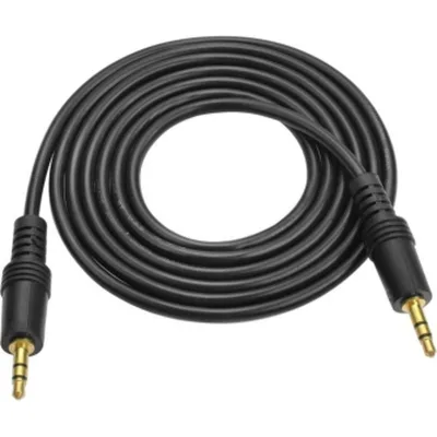 Кабель мультимедійний 3.5mm M to 3.5mm M 1.5m black Voltronic (YT-AUXGJ(M)/(M)-1.5-B)