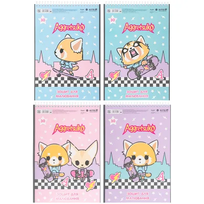 Альбом для малювання Kite Aggretsuko, 30 аркушів (AR25-243)