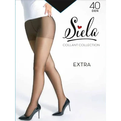 Колготи Siela Extra 40 Den Nero - 6 (XXL) (4823102986807)