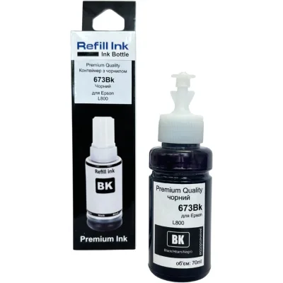 Чорнило Premium Quality Epson 673 70мл Black (70264895)