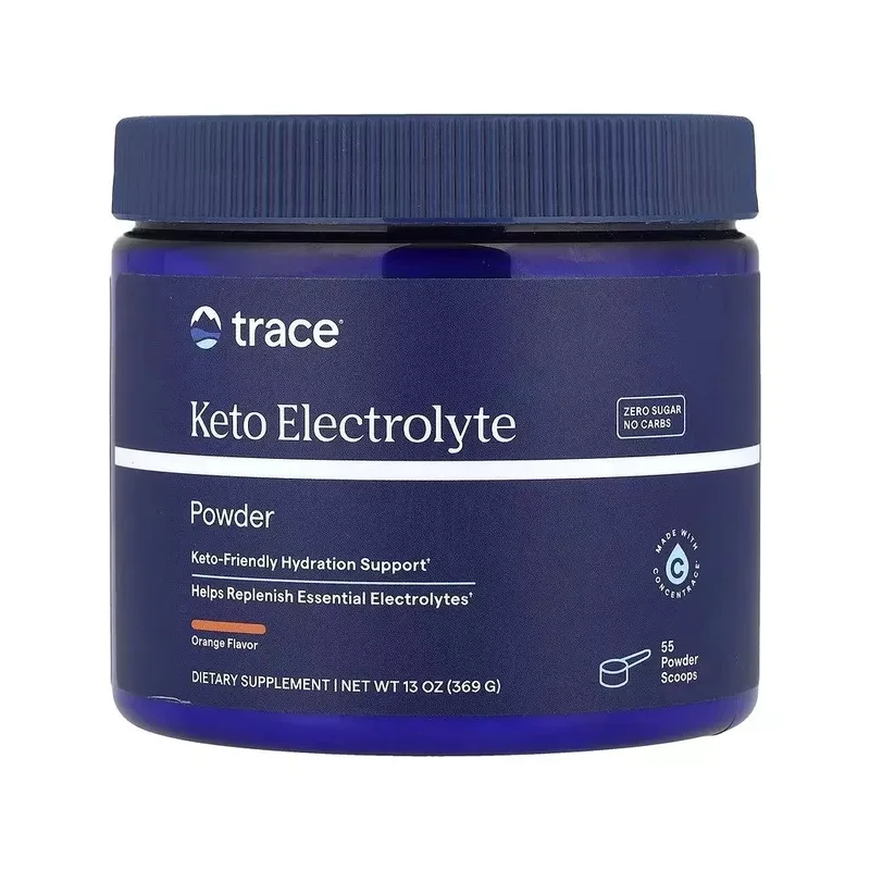 Вітамінно-мінеральний комплекс Trace Elektrolyty-Keto, vkus apelsyna, Keto Electrolyte Powder, 369 gr (TMR00910)