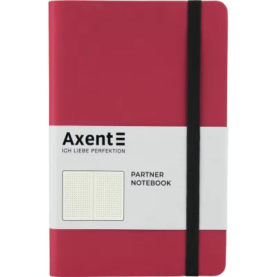 Книга записна Axent Partner Soft 125х195 мм в точку 96 аркушів Червона (8310-05-A)