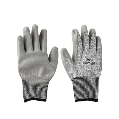 Захисні рукавиці Deli стійкі до порізів XL (EDL521043XL)
