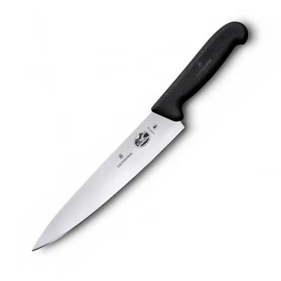 Кухонний ніж Victorinox Fibrox Carving 28 см Black (5.2003.28)