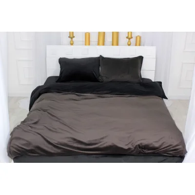 Постільна білизна MirSon Велюр Winter Frost 28-0005 + 28-0007 Trollius Velvet 220х240 (2200004008226)
