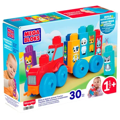 Конструктор Mega Bloks Трактор з тваринками (JKG33)