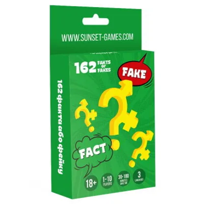 Настільна гра 18+ Sunset Games для компании 162 Факта или Фейка (69007)