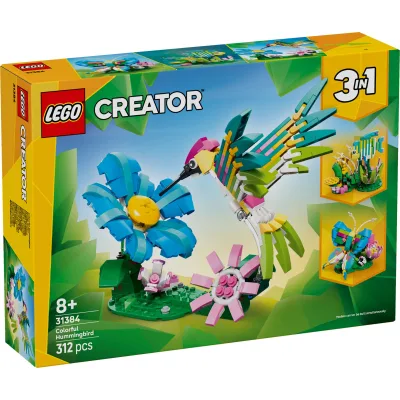 Конструктор LEGO Creator Дикі тварини: барвистий колібрі (31384)