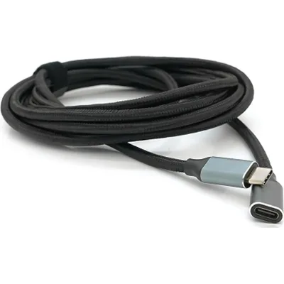 Дата кабель USB-C M/F 3.0m USB 3.2 Gen2 100W 10Gbps 4K60Hz black Voltronic (YT-TC-TC-EXB-3m)