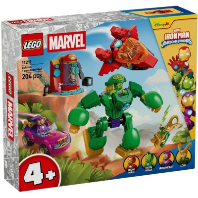 Конструктор LEGO Marvel Локі проти команди Залізної Людини (11211)