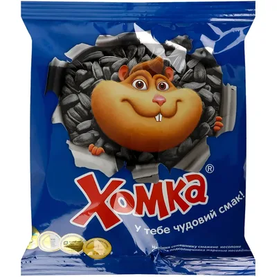 Насіння соняшника Хомка смажене 125 г (4820134943099)