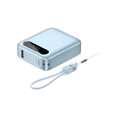 Батарея універсальна Choetech 10000mA, 22.5W, PD, QC, blue (B860-CCLBE)