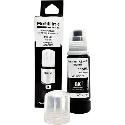 Чорнило Premium Quality Epson 115 70мл Black Pigment C13T07C14A (70264908)