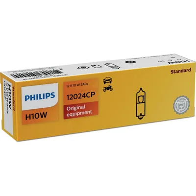 Автолампа Philips 10W (12024 CP) (упаковка 10 шт)