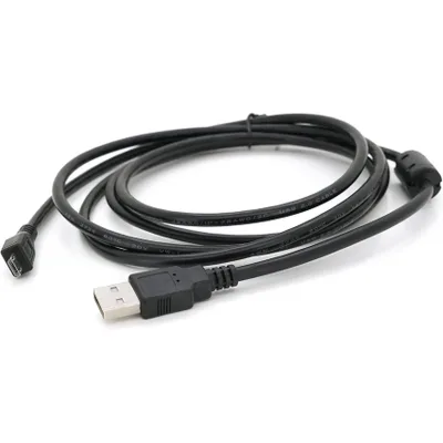 Дата кабель USB 2.0 AM to Micro 5P 1.8m black Voltronic (YT-AM/Mc-1.8Bl/07367)