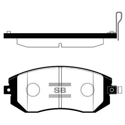 Гальмівні колодки HI-Q SP1367