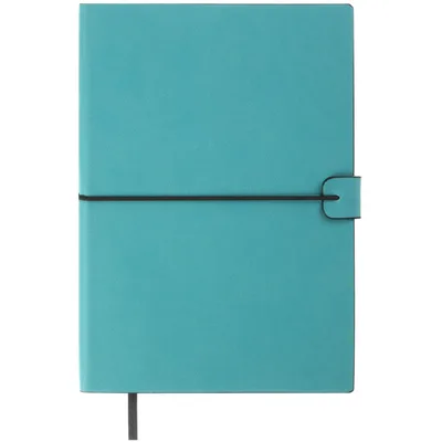Книга записна Buromax TRAVEL, А5, 96 аркушів, клітинка, бірюзовий (BM.295121-06)
