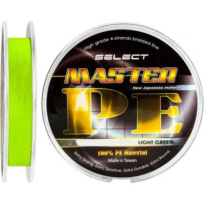 Шнур Select Master PE 150m салатовий 0.18мм 21кг (1870.01.55)
