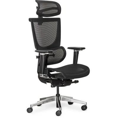 Офісне крісло Mealux S8 Air Black (HF-S8P M/B)