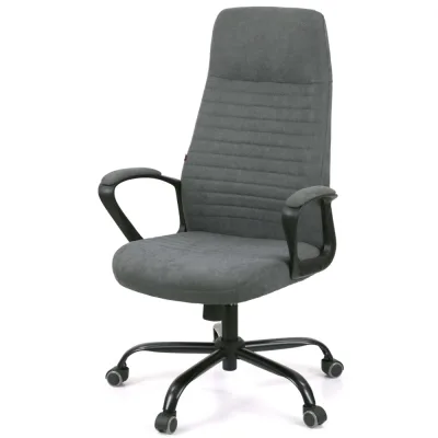 Офісне крісло Аклас Черемош, KD Tex TILT, 1705B-26 Black-Gray (00179832)