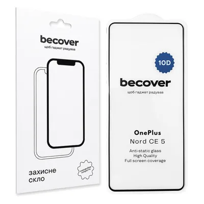 Скло захисне BeCover 10D OnePlus Nord CE 5 Black (715935)