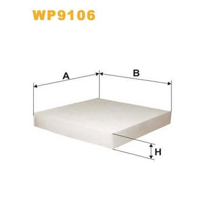 Фільтр салону Wixfiltron WP9106