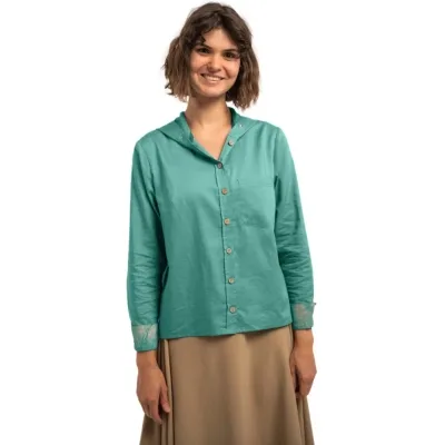 Сорочка Turbat Mamberamo Wmn agate green - XL - бірюзовий (012.004.6327)