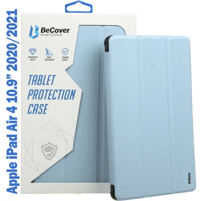 Чохол до планшета BeCover Tri Fold Soft TPU Silicone Apple iPad Air 4 10.9 2020/2021 Light Blue (708782)