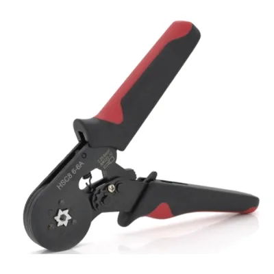 Затискач для клем CINLINELE HCS8 6-6A, red, набір наконечників VE0508 VE1508 VE1008 VE4009 VE2508 (HCS8 6-6A+VE1020)