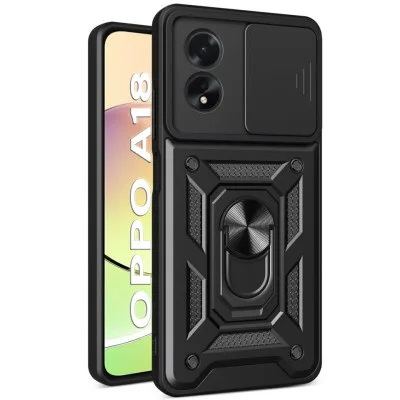 Чохол до мобільного телефона BeCover Military Oppo A18 Black (710712)