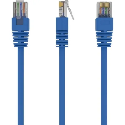Патч-корд 3м UTP cat 5е CCA Cablexpert (PP12-3M/B)