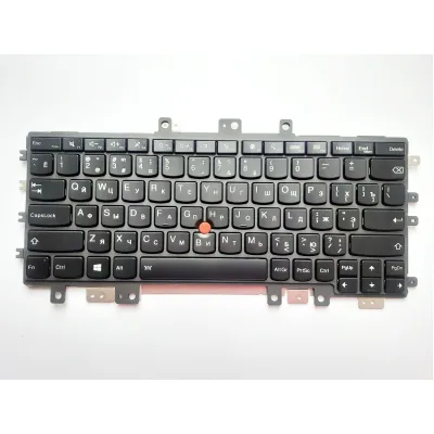 Клавіатура ноутбука Lenovo ThinkPad X1 Helix2 черн с черн с подсв ТП UA (A46202)