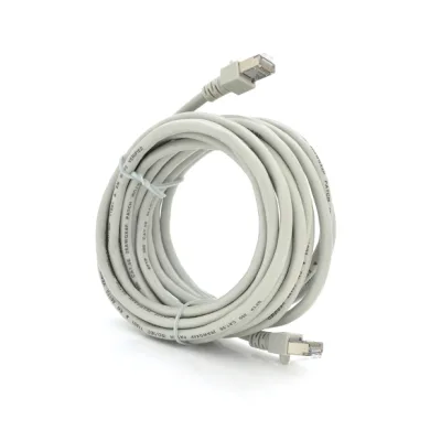 Патч-корд 5м FTP cat.5e, CU, RJ45, grey Ritar (PCR-CU/5G)