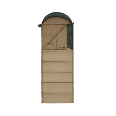 Спальний мішок Naturehike з капюшоном Sunny Day PL02 U250 CNK2550WS028, (8,5°C), правий, коричнево-зелений (6977465868398)