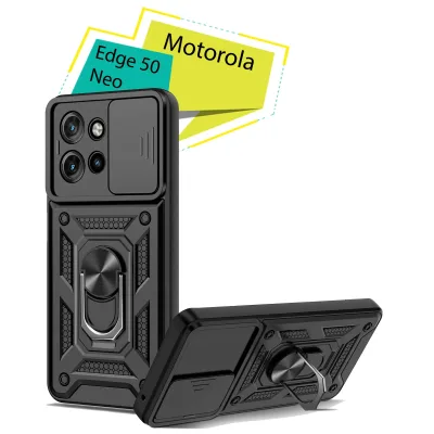 Чохол до мобільного телефона BeCover Military Motorola Edge 50 Neo Black (713051)