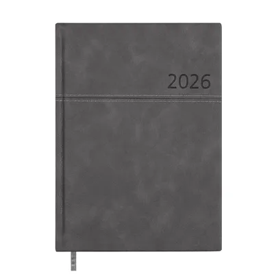 Тижневик Buromax датований 2026 ORION, А5 сірий (BM.2150-09)