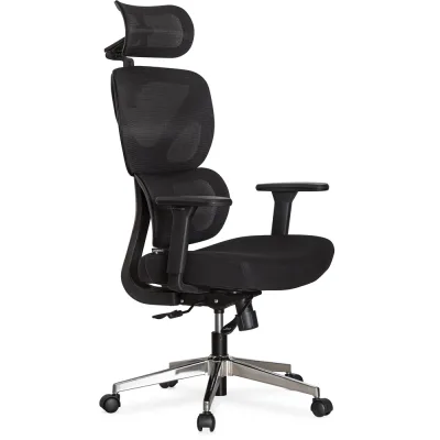 Офісне крісло Mealux D1 Air Fabric Black (HF-D1 F/B)