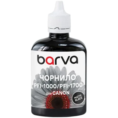 Чорнило Barva Canon PFI-1000/PFI-1700 100ml MBK, pigment (C1700-973)