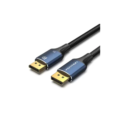 Кабель мультимедійний DisplayPort M to DisplayPort M 2.0m 8K60Hz blue Vention (HCELH)