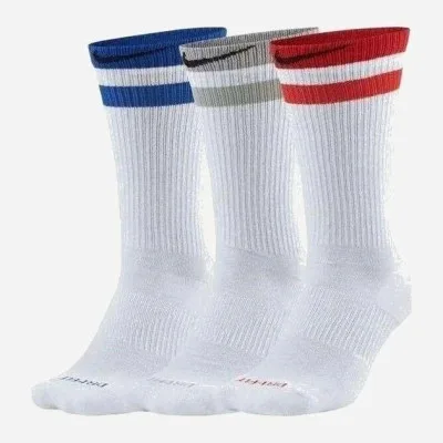 Шкарпетки Nike U NK EVERYDAY PLUS CUSH CREW 3PR CZ0502-903 38-42 3 пари Білий/Мультиколор (194500885493)