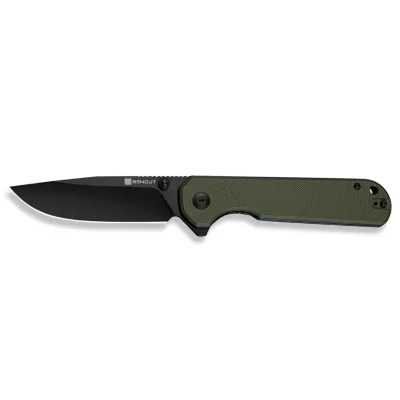 Ніж Sencut Aetheris, Darkwash, зелений G10 (S24095-2)